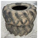 Pair of Goodyear 23.1-26 Tires 40% Tread