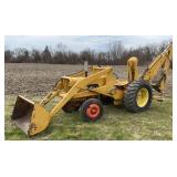 Case 430 Gas Tractor With Model 21 Backhoe