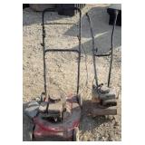 Old Push Mower and Tiller