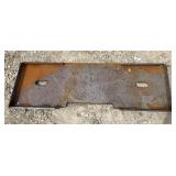 Blank Skid Loader Plate