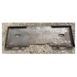 Blank Skid Loader Plate