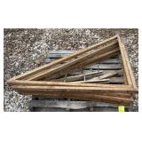 6 Large Shelf Brackets 4ft Long