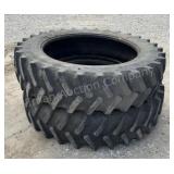 Pair of Firestone 480/80R50 Tires 20-30% Tread