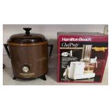 Crock Pot Server Hamilton Beach Chef Prep
