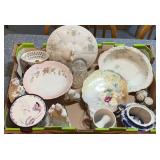 Group of Porcelain Figures & China Dishes