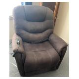 Nice Ashley Lift Chair - Brown  Micro Fiber