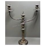 Heavy Silverplate Candle Stick