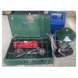 Coleman camp stove and lantern