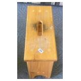 Oak step stool