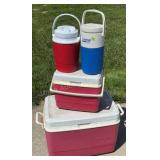 2 Coolers & 2 Water Jugs