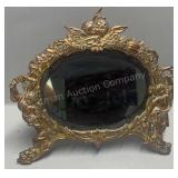 Heavy copper dresser mirror