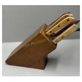 Knife Block w/ Some Caesars Knives