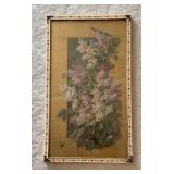 Excellent 32in Paul De Longpre Lilac Print