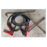 Jumper Cables, 4 Way, Pry Bar