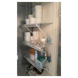 Closet Lot Toilet Paper, Light Bulbs, Etc