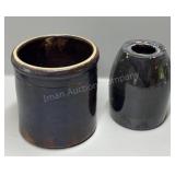 Crock Canner Jar and 1/2Gal Crock