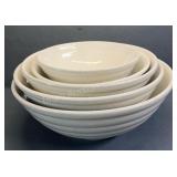 5 Italian Nest of Bowls - 13in Largest