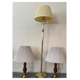 Brass Floor & Table Lamps