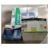 Box Fan, Air Cleaner, Humidifier
