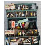 Great Old Fishing Lures, Crazy Crawler, Heddons
