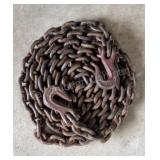 Good 10ft x 1/4in Chain w/ Hooks