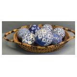 Carpet Balls w/ Basket