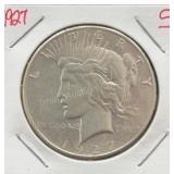 1927 S Silver Peace Dollar