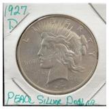 1927 D Silver Peace Dollar