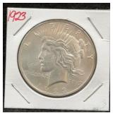 1923 Silver Peace Dollar