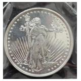 American Eagle 1 Troy Oz Silver Round Silver