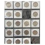 18x 1923-1938 Walking Liberty Silver Half Dollars