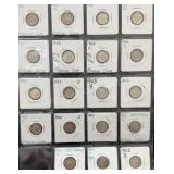 19 Mercury Silver Dimes 1940-1945