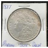 1887 Morgan Silver Dollar