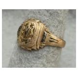 10K Gold 1955 Moberly Jr College Ring - 4g - Sz 7