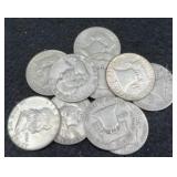 10x Franklin Silver Half Dollar