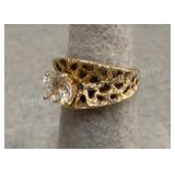 14K Gold Ring - Sz 6 - 7.4g Total Wt