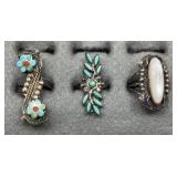 3 Decor Rings