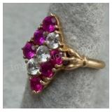 10K Gold Ring - 4.81g total - Sz 7