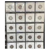 20 Barber Dimes 1898-1905