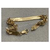 14K Scrap Gold Bracelet - 9.84g