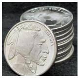 10x Golden State Mint 1 Troy Oz Silver Indian