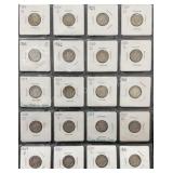 20 Mercury Silver Dimes 1924-1931