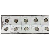 10 Rosevelt Silver Dimes