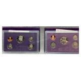 1987 & 1988 Mint proof Sets