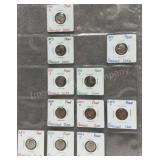 11 Rosevelt Dimes Many Are Proofs