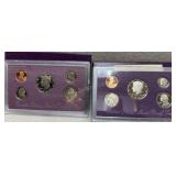 1989 & 1990 Mint proof Sets
