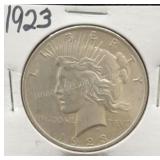 1923 Silver Peace Dollar