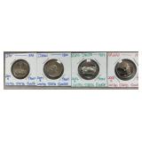 4 Proof State Quarters - Various Dates