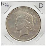 1926 D Silver Peace Dollar