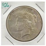 1926 Silver Peace Dollar
